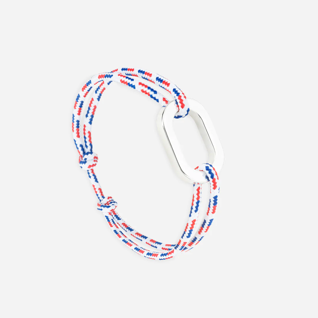 Maillon Plat 22mm Plaqué Argent